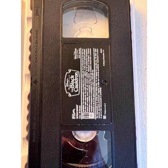 Walt Disney The Black Cauldron VHS Tape Vintage Classic Animated Movie - Picture 2 of 2
